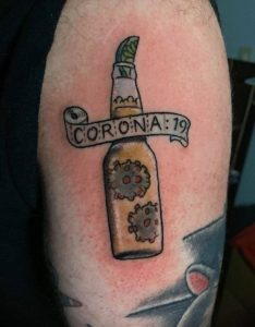 Tatuaje Coronavirus - Tattoo Covid 19