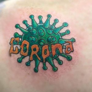 Tatuaje Coronavirus - Tattoo Covid 19